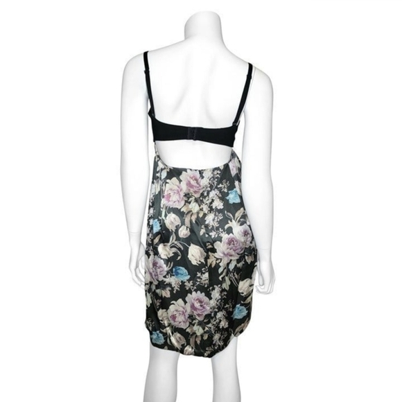 NEW PREEN by THORNTON BREGAZZI Runway Floral Silk Bustier Bra Top Dress M - Picture 7 of 8